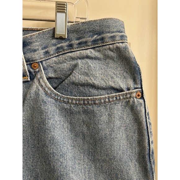 VTG LEVIS 550 Womens Blue Denim Relaxed Fit Tapered Leg Jeans Sz 20W 36”X28” - Picture 5 of 9